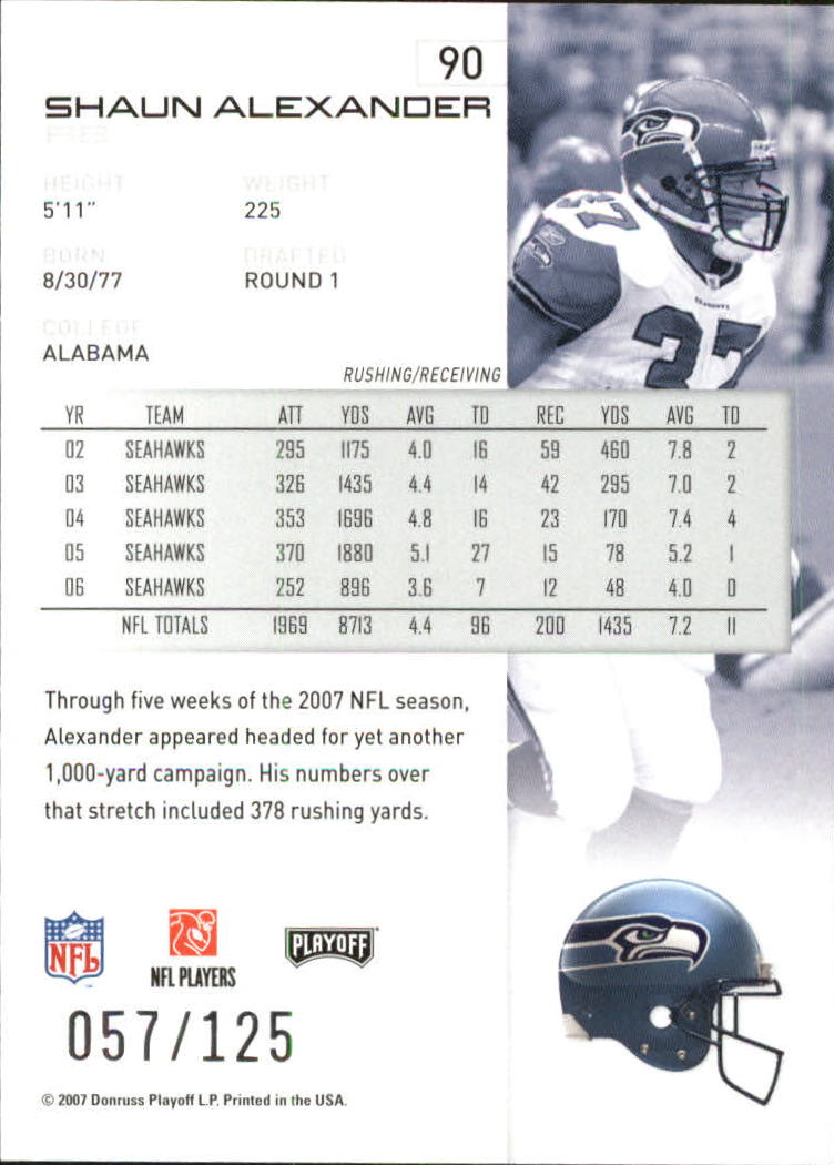 2007 Playoff NFL Playoffs Red Holofoil Football Card Pick - Photo 174 sur 351