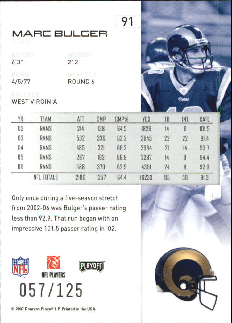 2007 Playoff NFL Playoffs Red Holofoil Football Card Pick - Photo 176 sur 351