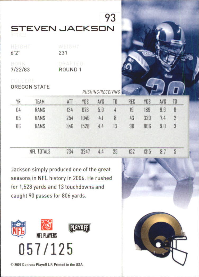 2007 Playoff NFL Playoffs Red Holofoil Football Card Pick - Photo 180 sur 351