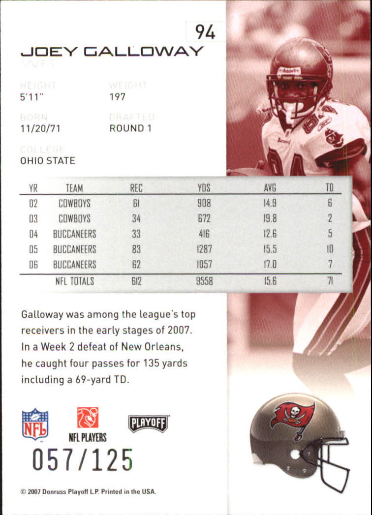 2007 Playoff NFL Playoffs Red Holofoil Football Card Pick - Photo 182 sur 351