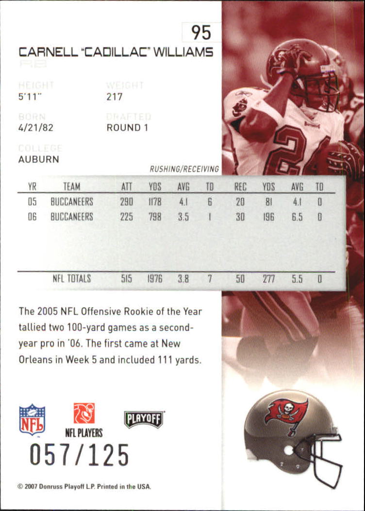 2007 Playoff NFL Playoffs Red Holofoil Football Card Pick - Photo 184 sur 351