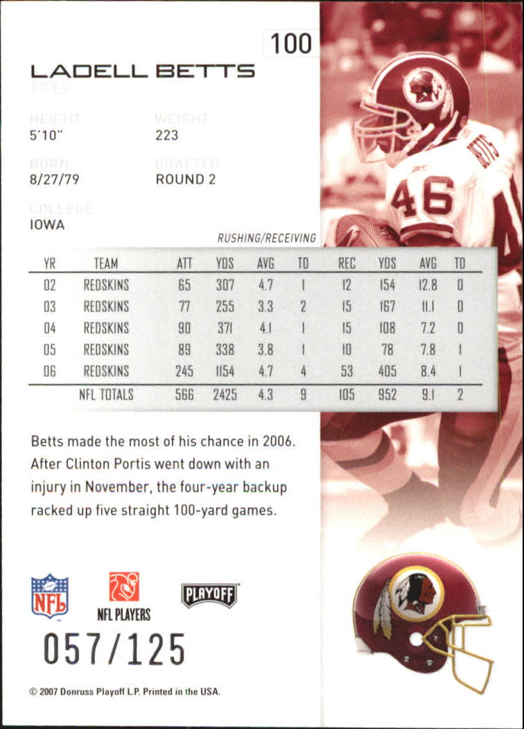 2007 Playoff NFL Playoffs Red Holofoil Football Card Pick - Photo 194 sur 351
