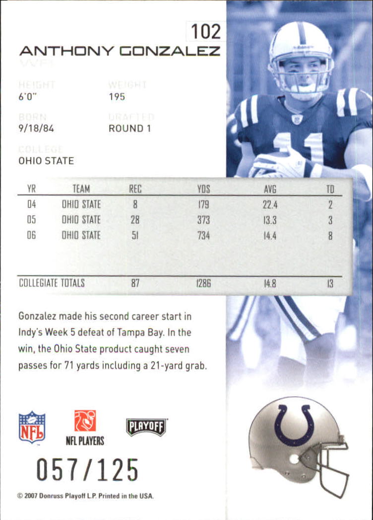 2007 Playoff NFL Playoffs Red Holofoil Football Card Pick - Photo 196 sur 351