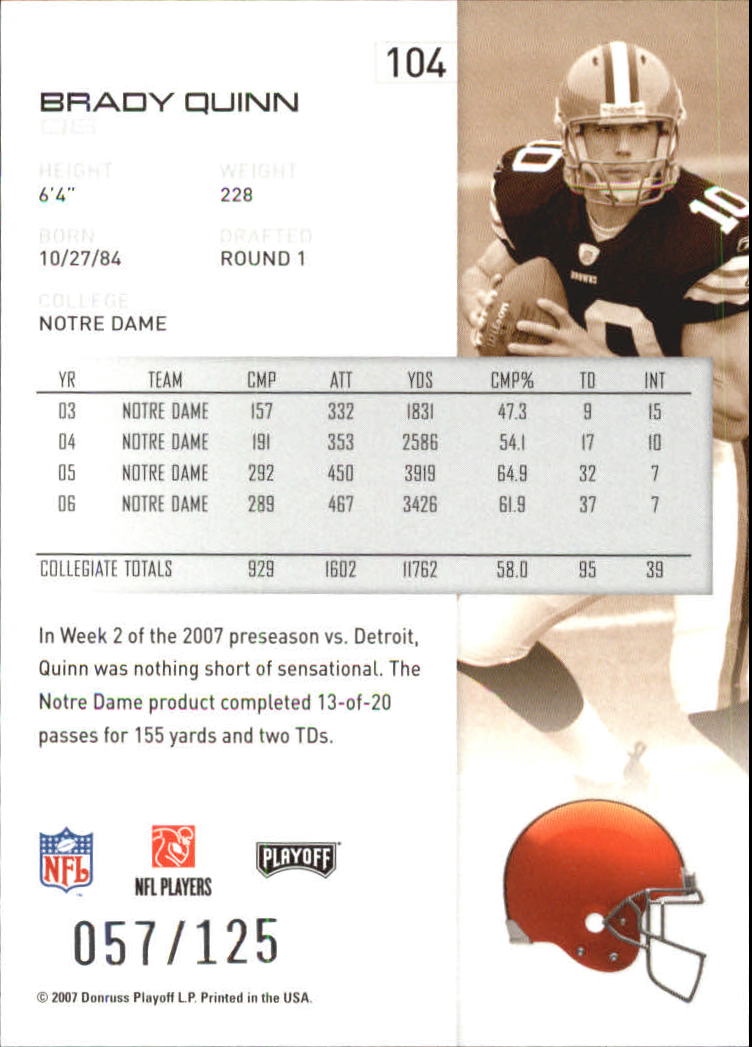 2007 Playoff NFL Playoffs Red Holofoil Football Card Pick - Photo 200 sur 351