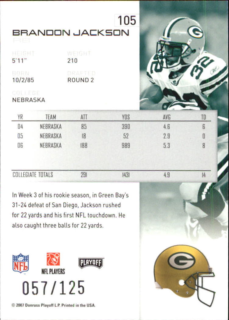 2007 Playoff NFL Playoffs Red Holofoil Football Card Pick - Photo 202 sur 351
