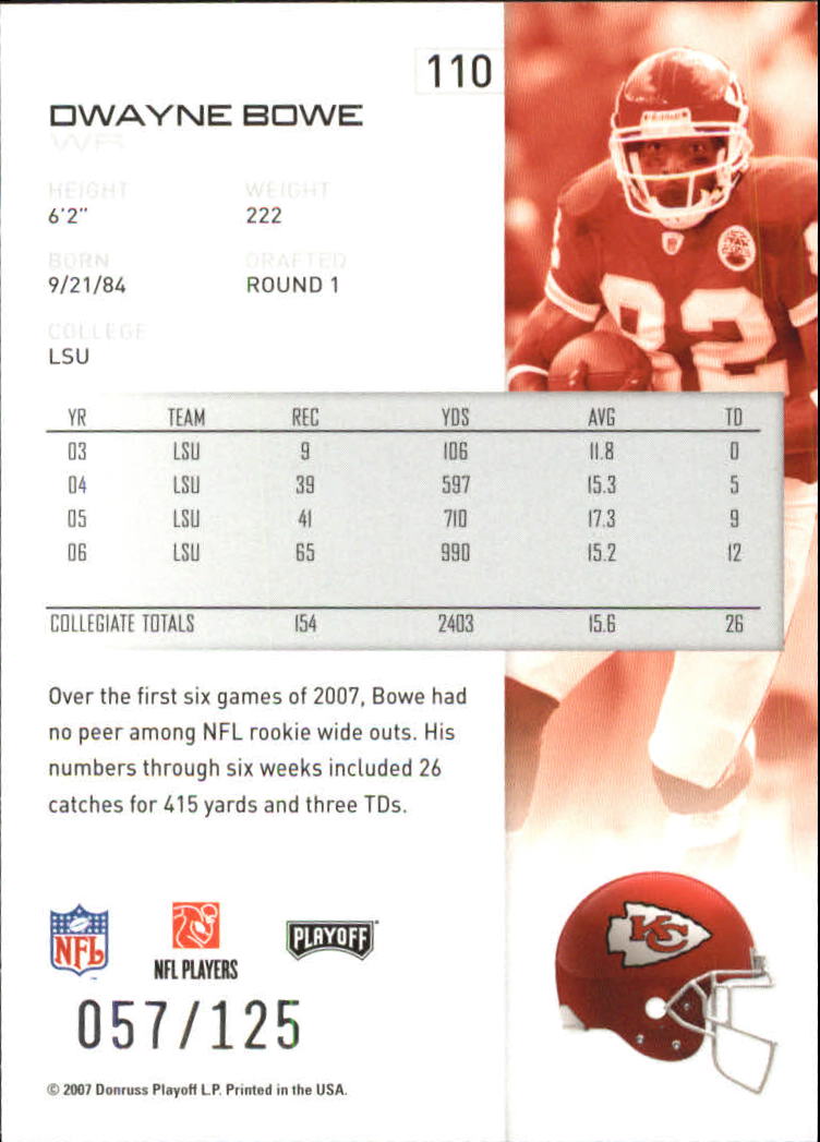 2007 Playoff NFL Playoffs Red Holofoil Football Card Pick - Photo 212 sur 351