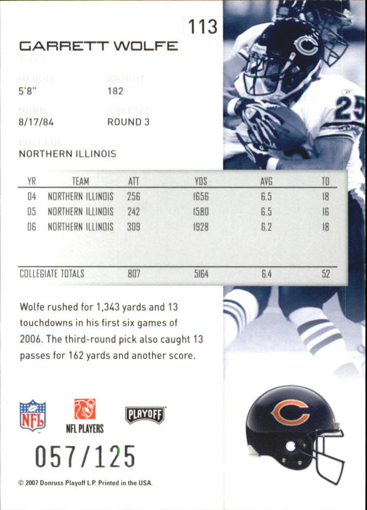 2007 Playoff NFL Playoffs Red Holofoil Football Card Pick - Photo 218 sur 351