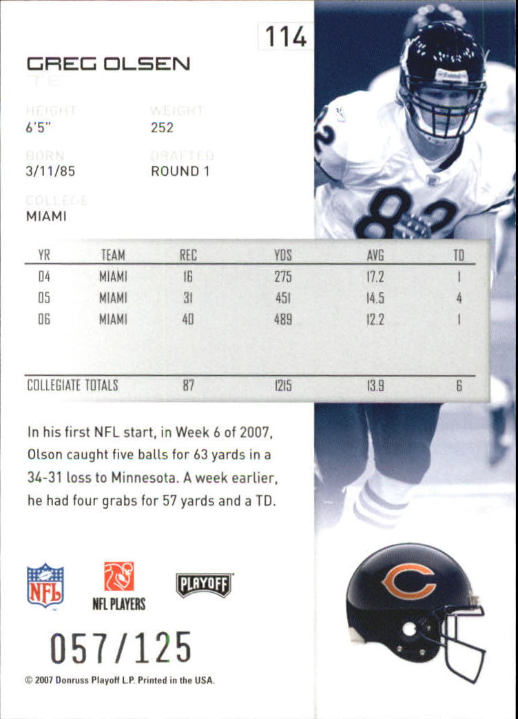 2007 Playoff NFL Playoffs Red Holofoil Football Card Pick - Photo 220 sur 351