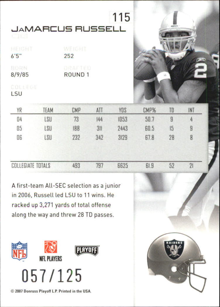 2007 Playoff NFL Playoffs Red Holofoil Football Card Pick - Photo 222 sur 351