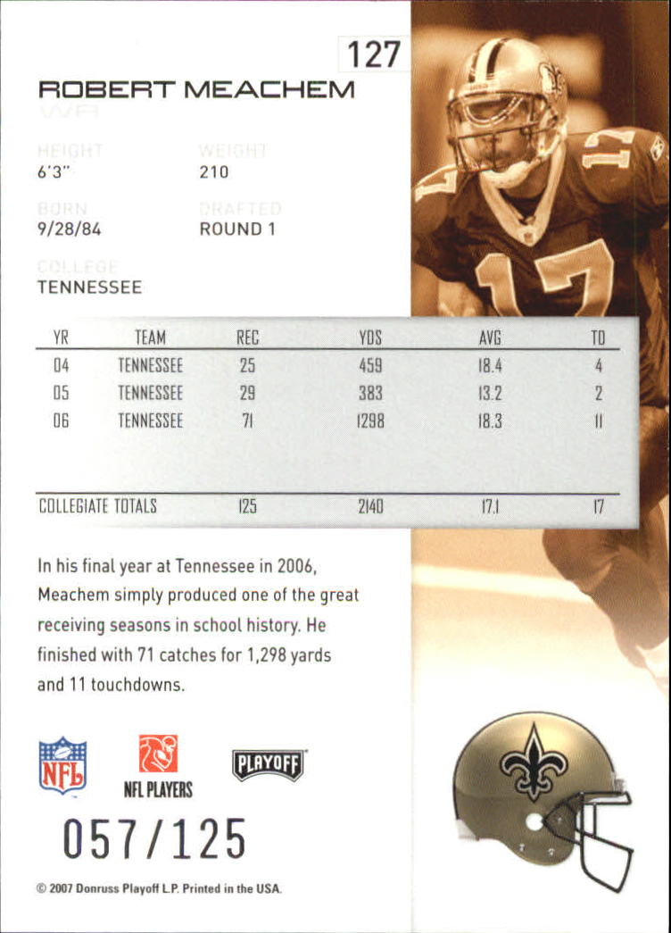 2007 Playoff NFL Playoffs Red Holofoil Football Card Pick - Photo 245 sur 351