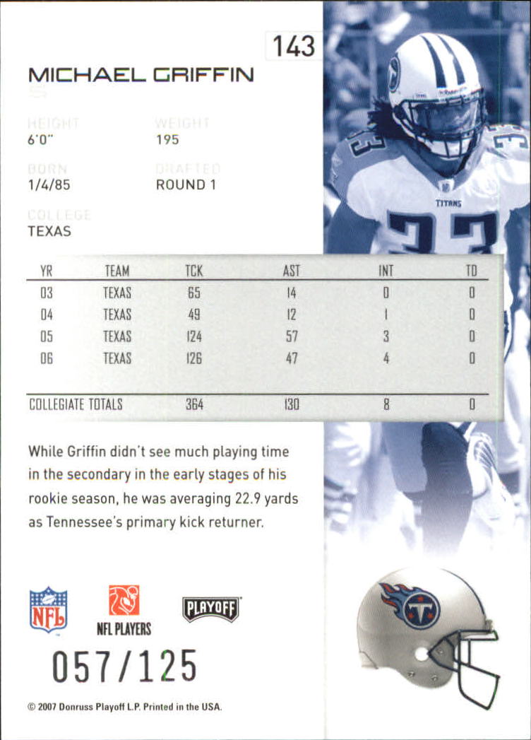 2007 Playoff NFL Playoffs Red Holofoil Football Card Pick - Photo 277 sur 351