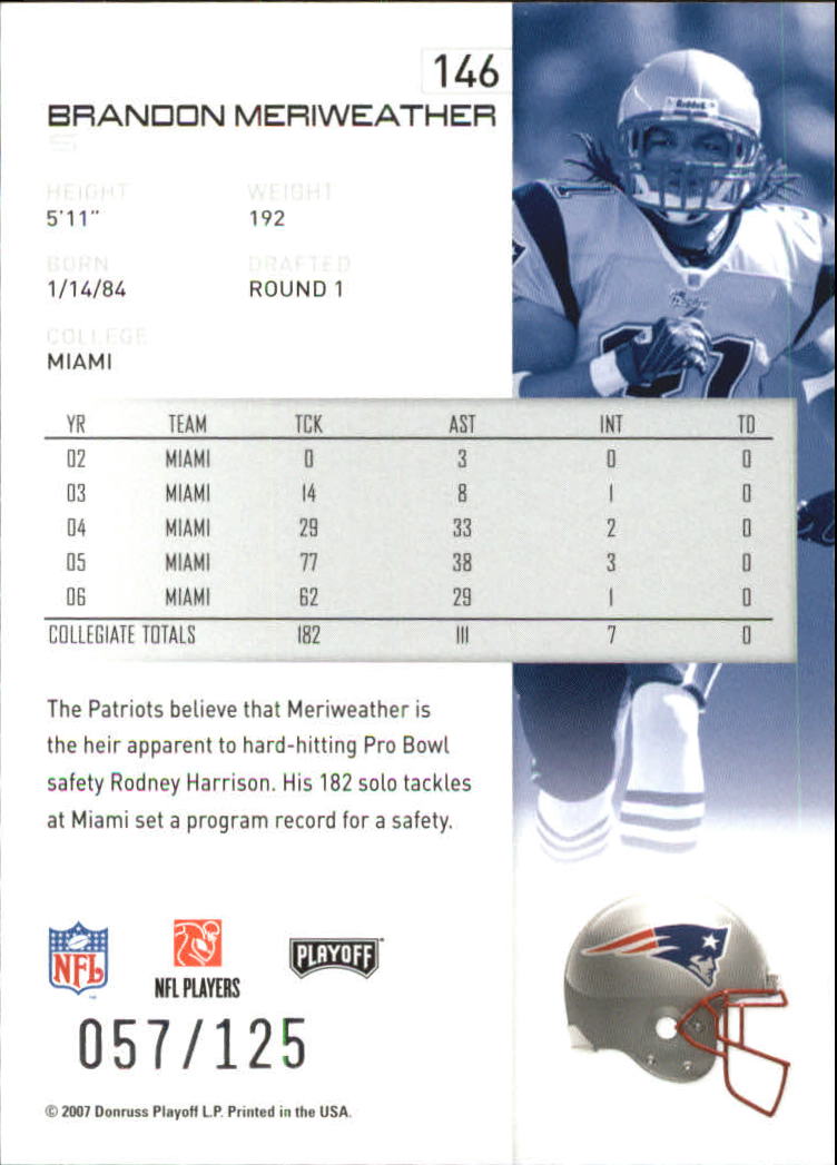 2007 Playoff NFL Playoffs Red Holofoil Football Card Pick - Photo 283 sur 351