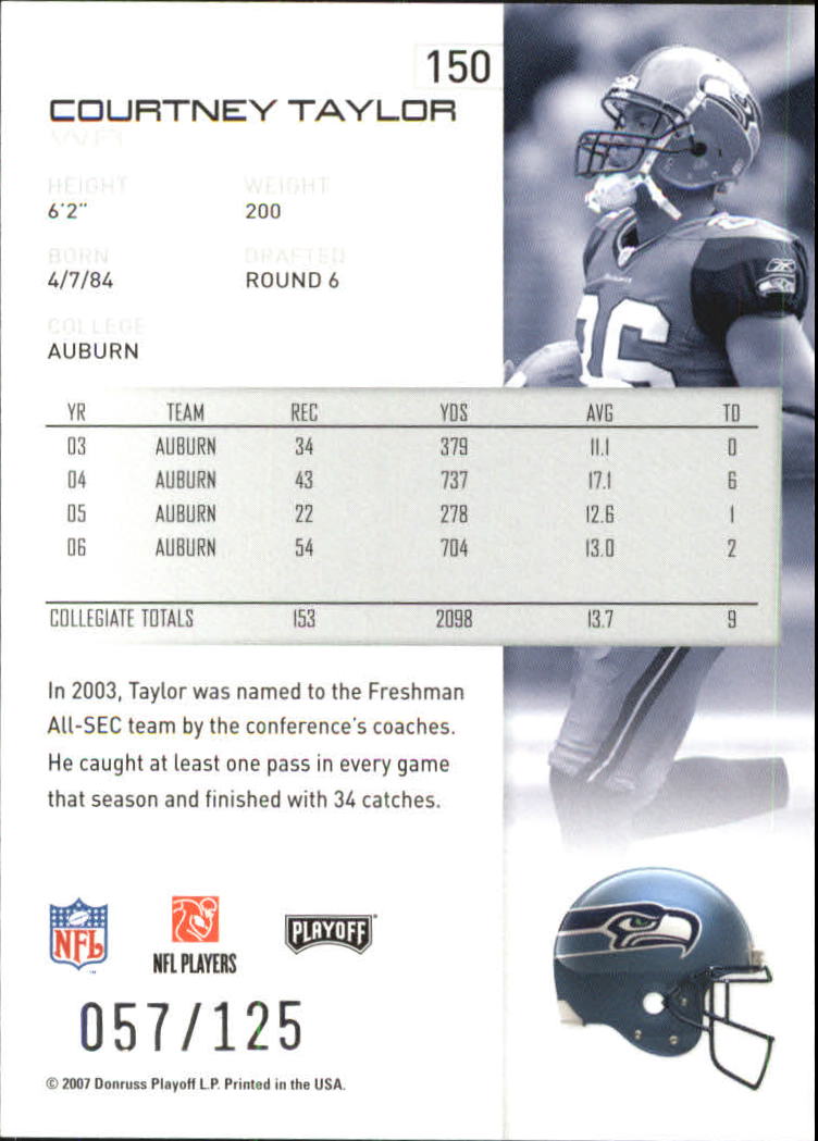 2007 Playoff NFL Playoffs Red Holofoil Football Card Pick - Photo 291 sur 351