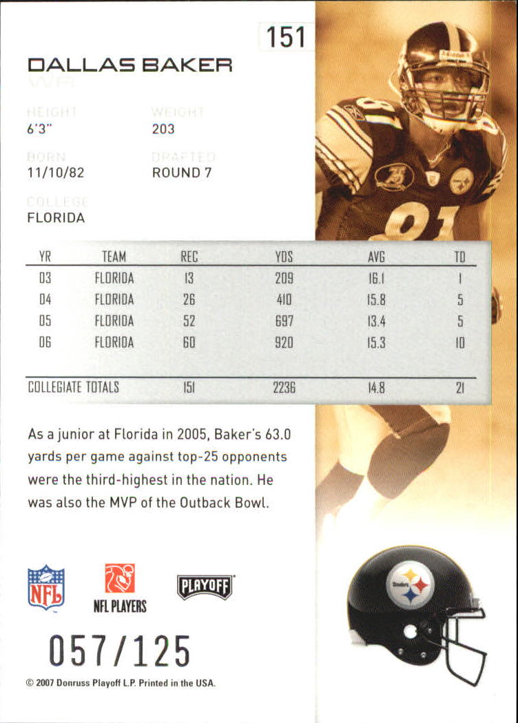 2007 Playoff NFL Playoffs Red Holofoil Football Card Pick - Photo 293 sur 351