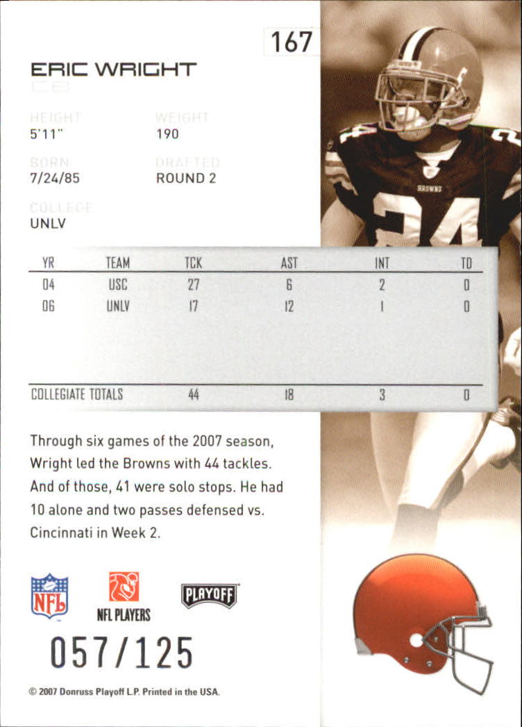 2007 Playoff NFL Playoffs Red Holofoil Football Card Pick - Photo 325 sur 351