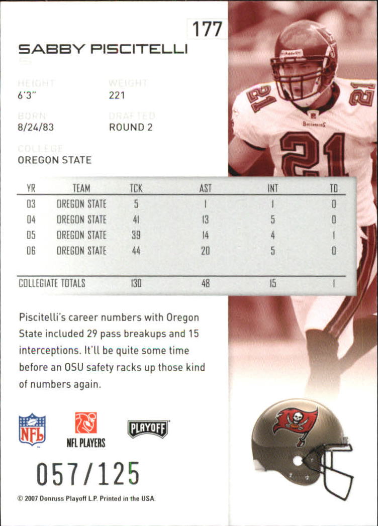 2007 Playoff NFL Playoffs Red Holofoil Football Card Pick - Photo 345 sur 351