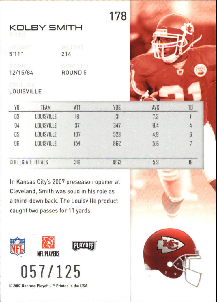 2007 Playoff NFL Playoffs Red Holofoil Football Card Pick - Photo 347 sur 351