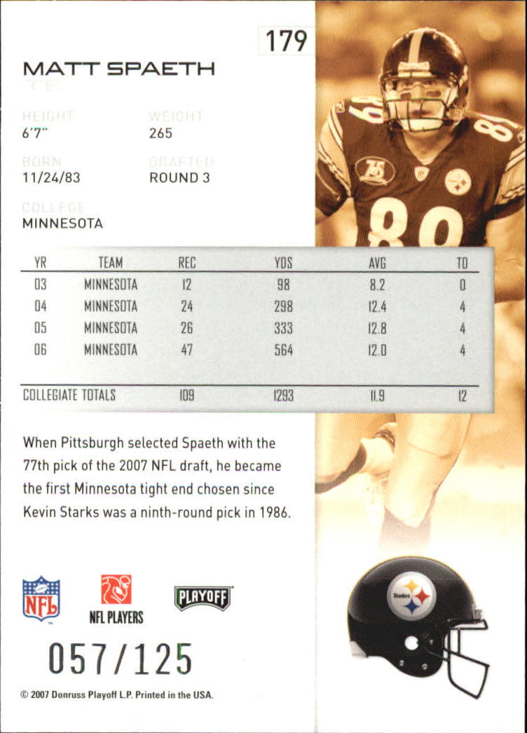 2007 Playoff NFL Playoffs Red Holofoil Football Card Pick - Photo 349 sur 351