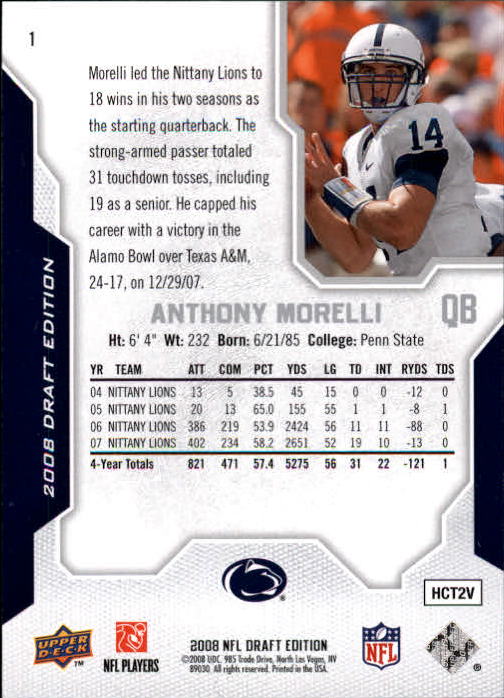 : 2008 UD Draft Edition Football Card #181 LaDainian