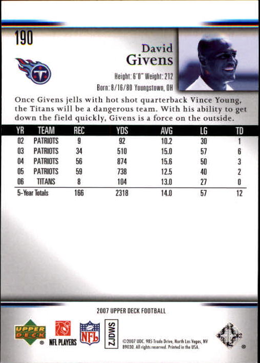 A8200- 2007 Upper Deck Gold Predictor FB 151-300 -You Pick- 15+ FREE US SHIP - Picture 69 of 244