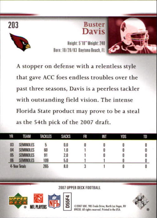 A8200- 2007 Upper Deck Gold Predictor FB 151-300 -You Pick- 15+ FREE US SHIP - Picture 93 of 244