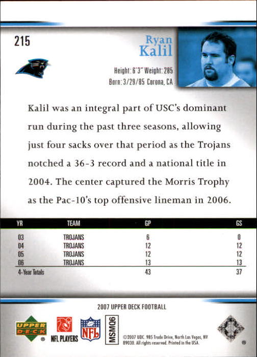 A8200- 2007 Upper Deck Gold Predictor FB 151-300 -You Pick- 15+ FREE US SHIP - Picture 115 of 244