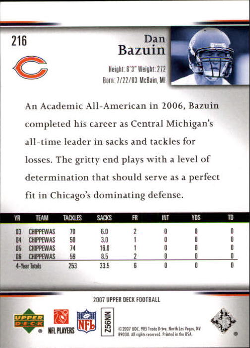 A8200- 2007 Upper Deck Gold Predictor FB 151-300 -You Pick- 15+ FREE US SHIP - Picture 117 of 244