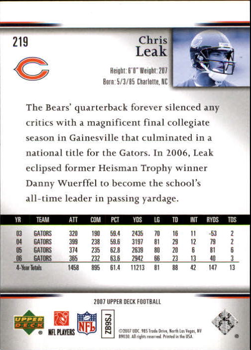 A8200- 2007 Upper Deck Gold Predictor FB 151-300 -You Pick- 15+ FREE US SHIP - Picture 123 of 244