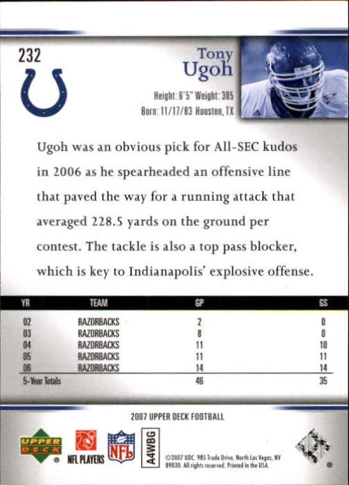 A8200- 2007 Upper Deck Gold Predictor FB 151-300 -You Pick- 15+ FREE US SHIP - Picture 143 of 244