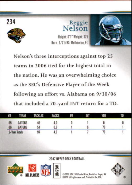 A8200- 2007 Upper Deck Gold Predictor FB 151-300 -You Pick- 15+ FREE US SHIP - Picture 147 of 244