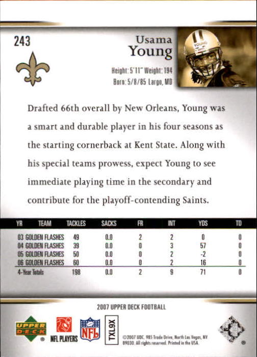 A8200- 2007 Upper Deck Gold Predictor FB 151-300 -You Pick- 15+ FREE US SHIP - Picture 163 of 244