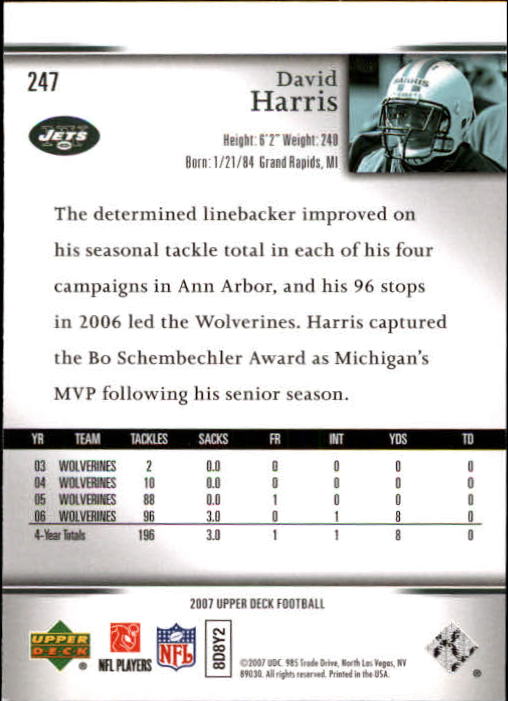 A8200- 2007 Upper Deck Gold Predictor FB 151-300 -You Pick- 15+ FREE US SHIP - Picture 171 of 244