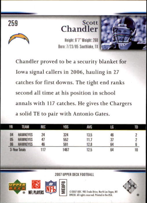 A8200- 2007 Upper Deck Gold Predictor FB 151-300 -You Pick- 15+ FREE US SHIP - Picture 185 of 244