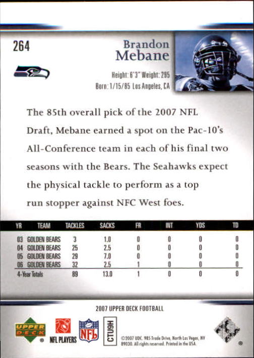 A8200- 2007 Upper Deck Gold Predictor FB 151-300 -You Pick- 15+ FREE US SHIP - Picture 193 of 244