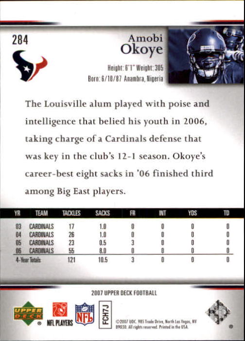 A8200- 2007 Upper Deck Gold Predictor FB 151-300 -You Pick- 15+ FREE US SHIP - Picture 219 of 244