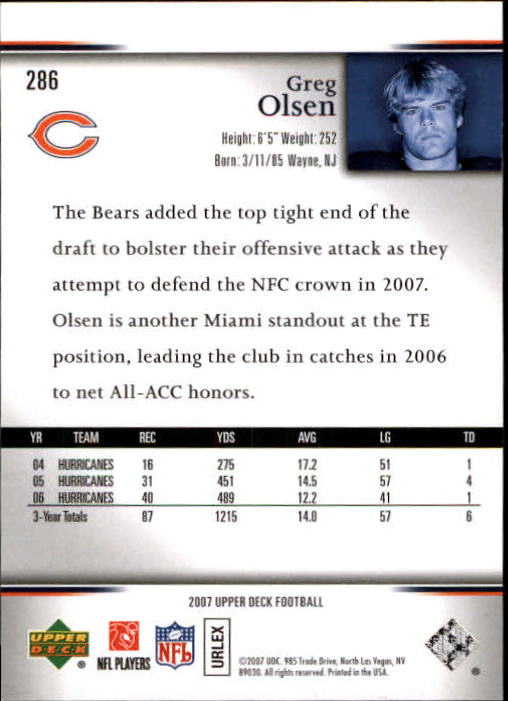 A8200- 2007 Upper Deck Gold Predictor FB 151-300 -You Pick- 15+ FREE US SHIP - Picture 222 of 244