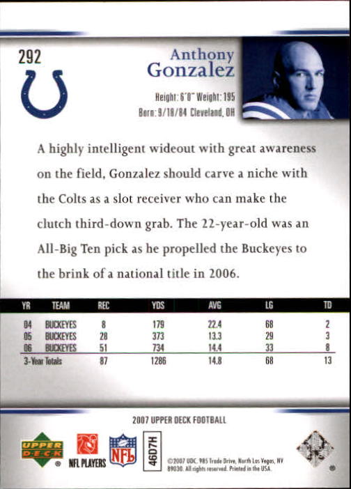 A8200- 2007 Upper Deck Gold Predictor FB 151-300 -You Pick- 15+ FREE US SHIP - Picture 232 of 244