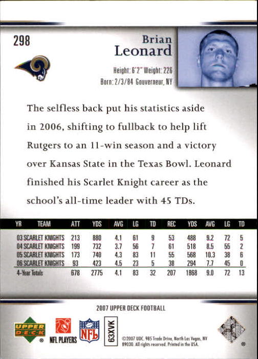 A8200- 2007 Upper Deck Gold Predictor FB 151-300 -You Pick- 15+ FREE US SHIP - Picture 240 of 244