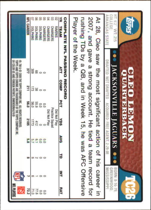 2008 Topps Chrome Football Part 1 Main Set Veterans Cards #TC1 to #TC165 - Picture 49 of 317