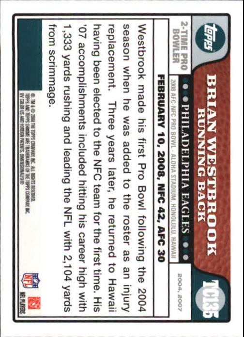 2008 Topps Chrome Football Part 1 Main Set Veterans Cards #TC1 to #TC165 - Picture 263 of 317
