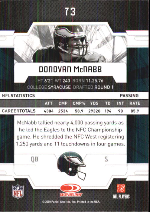 2009 Donruss Elite Football - Picture 109 of 161
