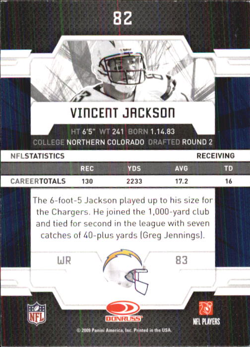 2009 Donruss Elite Football - Picture 125 of 161
