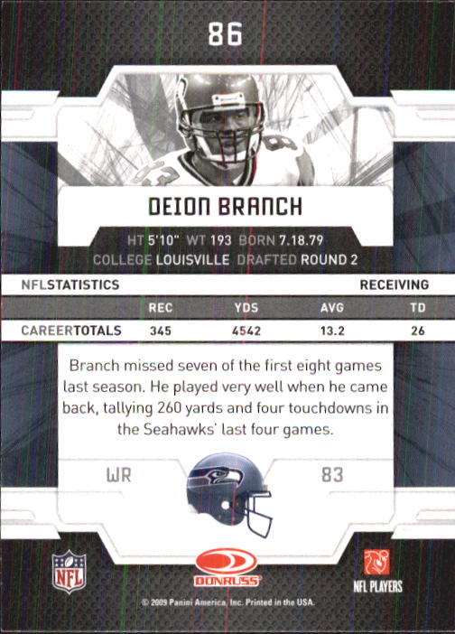 2009 Donruss Elite Football - Picture 131 of 161