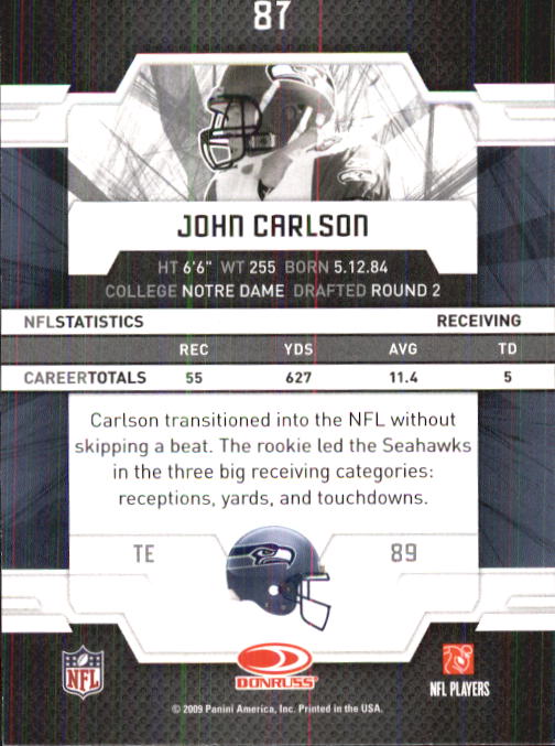 2009 Donruss Elite Football - Picture 133 of 161