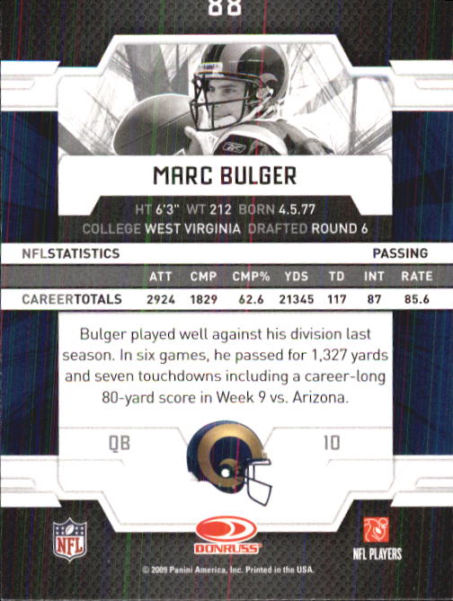 2009 Donruss Elite Football - Picture 135 of 161