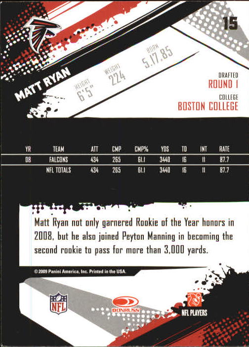 2009 Score Inscriptions Football Part 1 - Picture 27 of 477