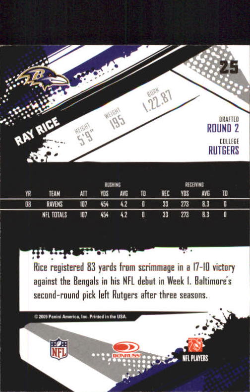 2009 Score Inscriptions Football Part 1 - Picture 47 of 477
