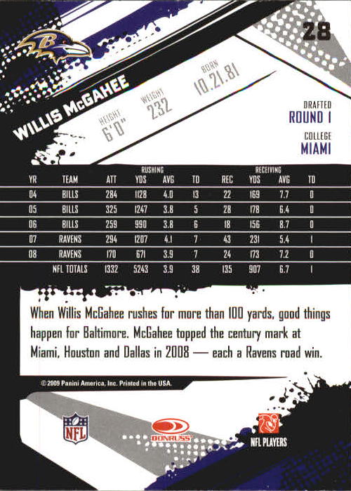 2009 Score Inscriptions Football Part 1 - Picture 53 of 477