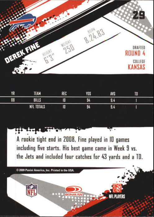 2009 Score Inscriptions Football Part 1 - Picture 55 of 477