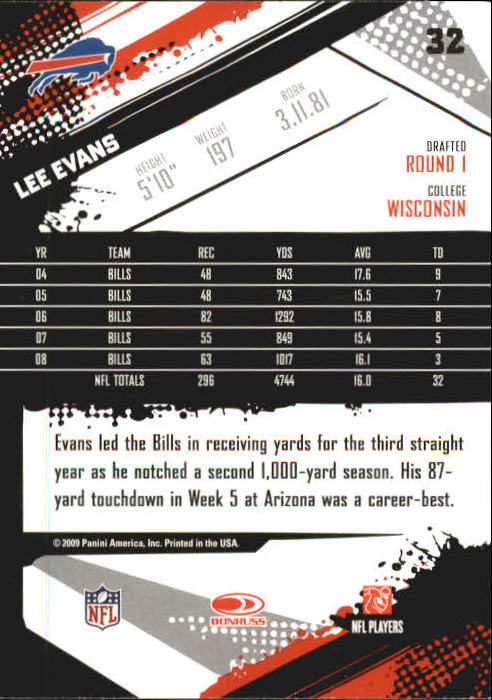2009 Score Inscriptions Football Part 1 - Picture 61 of 477